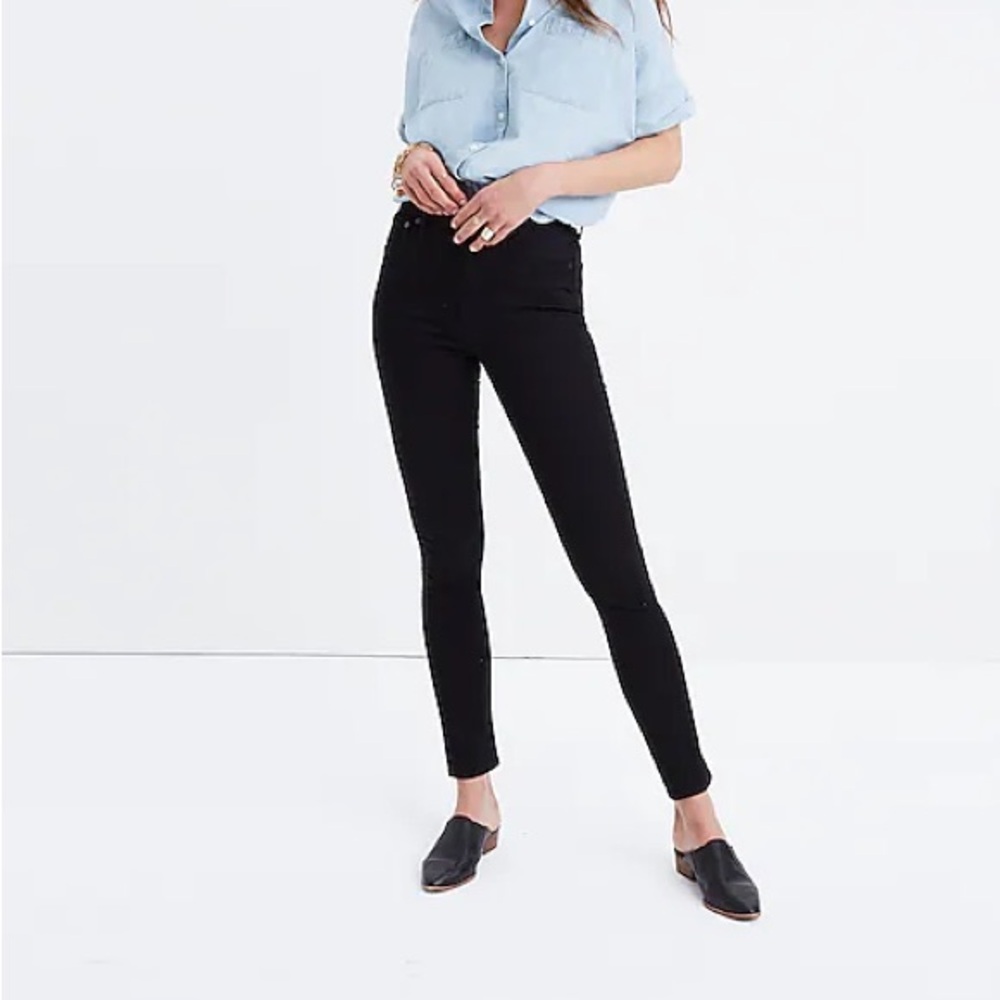 Madewell 10” High Rise Skinny Jean | Black | Size 26